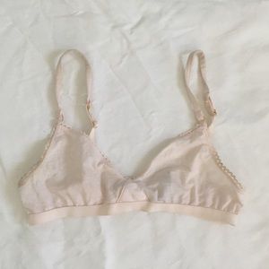 Petit Bateau pale pink bra Sz S